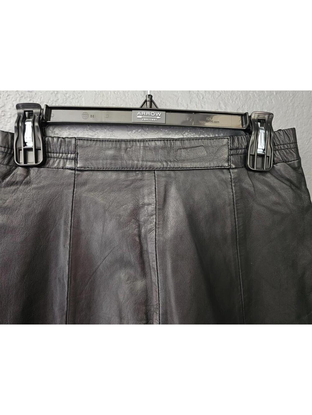 Vintage Women's Excelled Leather Pants Straight Leg Black Size 4 REG Zip Fly - Picture 16 of 16